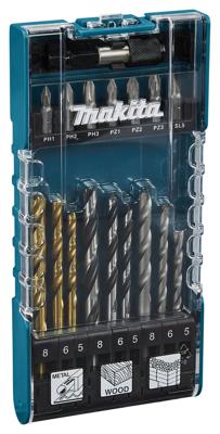 Makita Accessoires Boor-/schroefbitset 17-delig - D-74887 - D-74887