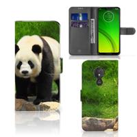 Motorola Moto G7 Power | Telefoonhoesje | Met pasjeshouder | Panda - thumbnail