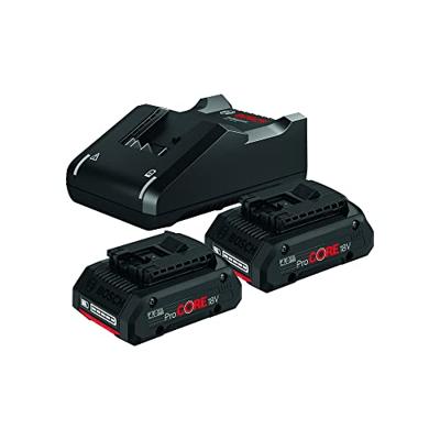 Bosch Professional Starterset 2x Accu 18V 4.0Ah ProCORE18V AMPShare + Lader GAL 18V-40 - 1600A01BA3 - thumbnail