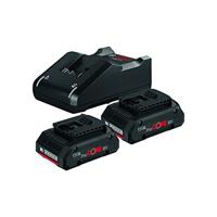 Bosch Professional 1600A01BA3 2x ProCORE18V 4.0Ah + GAL 18V-40 Professional Accu en acculader voor gereedschap 18 V 4 Ah Li-ion - thumbnail