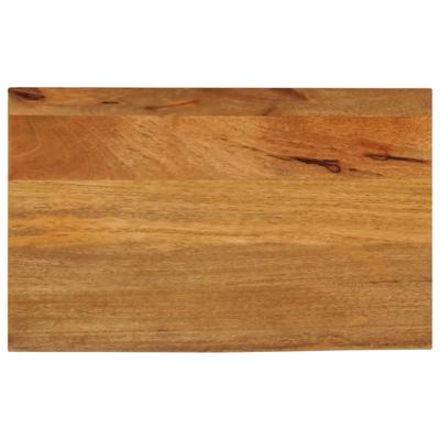 Tafelblad met natuurlijke rand 40x30x2,5 cm massief mangohout Tafelblad met natuurlijke rand 40x30x2,5 cm massief mangohout