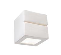 Sollux Wandlamp Leo Line E27 gips wit - thumbnail