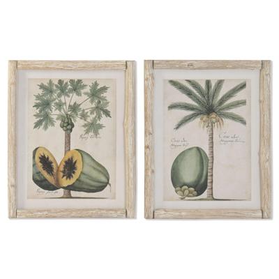 Schilderij Home ESPRIT Kristal Spar 40 x 3,5 x 50 cm (2 Stuks) Schilderij Home ESPRIT Kristal Spar 40 x 3,5 x 50 cm (2 Stuks)
