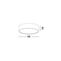 Lyora Ronde plafondlampRoda wit - 7165201 - thumbnail