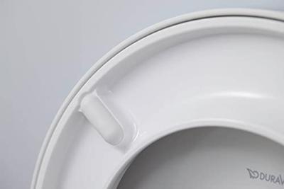 Duravit ME by Starck WC-zitting 43.8x37.4x5.1cm compact met softclose met quickrelease Kunststof wit Glanzend 0020190000 - thumbnail