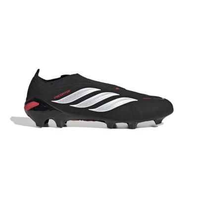 adidas Predator League Veterloze Gras Voetbalschoenen (FG) Zwart Wit Rood
