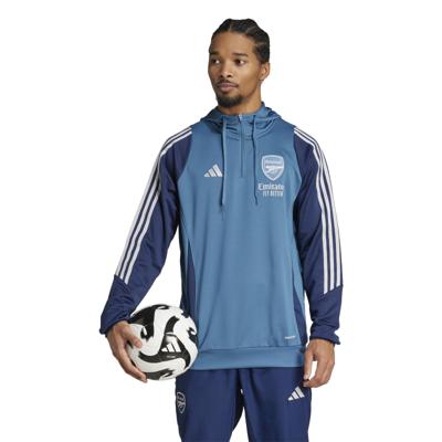adidas Arsenal Track Hoodie 2025-2026 Blauw Donkerblauw Wit