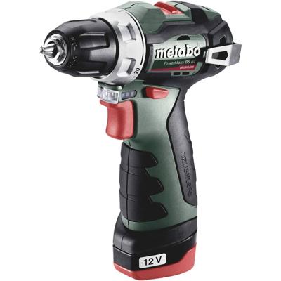Metabo PowerMaxx BS BL 601721500 Accu-schroefboormachine 12 V 2 Ah Li-ion Incl. 2 accus Metabo PowerMaxx BS BL 601721500 Accu-schroefboormachine 12 V 2 Ah Li-ion Incl. 2 accus