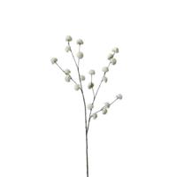Roberts Collection Kunsttak pompom wit 100cm - thumbnail