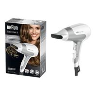 Braun BRHD580E Satin Hair 5 Power Perfection Haardroger 2500W Wit/Zilver - thumbnail