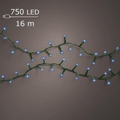 LED-lichtkrans Lumineo Blauw 16 m 5 m 21 m