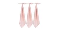 Jollein hydrofiel multidoek small 70x70cm - set van 3 Snake pale pink - thumbnail