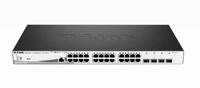 D-Link DGS-1210-28MP/E Netwerk switch RJ45/SFP 24 + 4 poorten 56 GBit/s PoE-functie - thumbnail