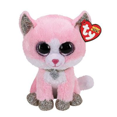 Ty Beanie boo's fiona pink cat, 15cm Ty Beanie boo's fiona pink cat, 15cm