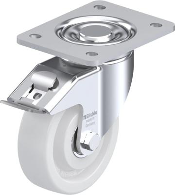 Blickle LH-SPO 125K-3-FI Zwenkwiel met rem Wieldiameter: 125 mm Draagvermogen (max.): 700 kg 1 stuk(s) Blickle LH-SPO 125K-3-FI Zwenkwiel met rem Wieldiameter: 125 mm Draagvermogen (max.): 700 kg 1 stuk(s)