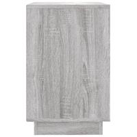 Dressoir 102x35x55 cm bewerkt hout grijs sonoma eikenkleurig - thumbnail
