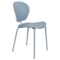 Zuiver Eetkamerstoel 'The Ocean' Gerecycled kunststof, kleur Ocean Blue - thumbnail