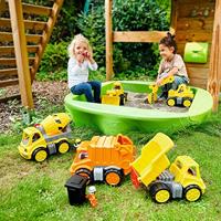 Big Simba power-worker kiepwagen + figuur - thumbnail