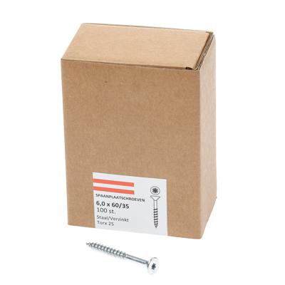 Spaanpl.schr.vz pk tx25 6.0X60/35 dd Spaanpl.schr.vz pk tx25 6.0X60/35 dd