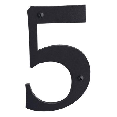 HDD Pro Huisnummer 5 Retro Zwart HDD Pro Huisnummer 5 Retro Zwart