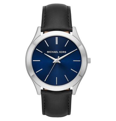 Horlogeband Michael Kors MK8620 Leder Zwart 20mm Horlogeband Michael Kors MK8620 Leder Zwart 20mm