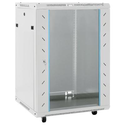 VidaXL Netwerkkast 15u 19" ip20 53x40x80 cm grijs