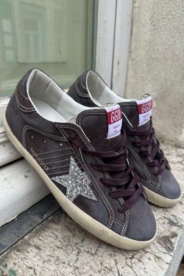 Golden Goose sneakers Superstar GWF00101.F007559.60574 anthracite/silver