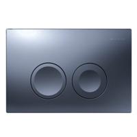 Bedieningsplaat Delta 25 by Geberit Frontbediening Mat Donkerblauw - thumbnail