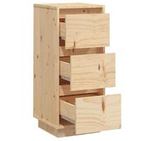 Dressoir 32x34x75 cm massief grenenhout - thumbnail