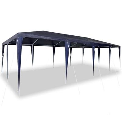 Partytent Blauw 800 x 400 x 266 cm Polyethyleen en Staal Partytent Blauw 800 x 400 x 266 cm Polyethyleen en Staal