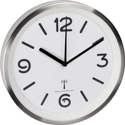 TFA Dostmann 60.3535.02 Wandklok Zendergestuurd 25.3 cm x 42 mm Aluminium (geborsteld) TFA Dostmann 60.3535.02 Wandklok Zendergestuurd 25.3 cm x 42 mm Aluminium (geborsteld)