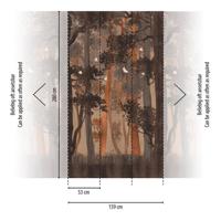 Livingwalls The Wall II - Blauw - Bomen - 392371 - thumbnail