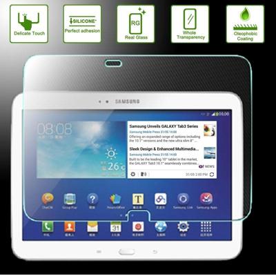 Samsung Galaxy Tab 3 10.1 inch Gehard glazen schermprotector 0.4mm 9H+ ultra 2.5D hardheid