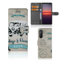 Sony Xperia 5II Telefoonhoesje met foto Retro VW Bus - thumbnail