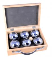 Luxe Jeu de Boules Set in Houten Kist - thumbnail
