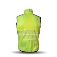 Outwet Gato windbreaker mesh vest neon yellow extra small - thumbnail
