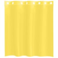 Gordijnen voile met doorvoertules 2 st geel - thumbnail