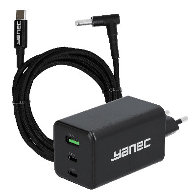 ACT Yanec compe gan lader 100w + 4.5 x 3.0 mm hp laadkabel