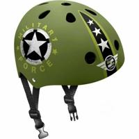 STAMP - Skatehelm - Skids Control Military Star - thumbnail