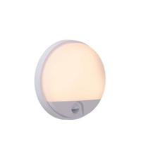 Lucide HUPS IR - Wandlamp Binnen/Buiten - Ø 21 cm - LED - 1x10W 3000K - IP54 - Bewegingssensor - Wit - thumbnail