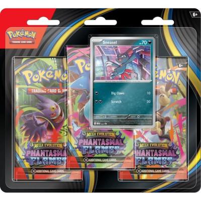 Pokemon Me02 Phantasmal Flames 3 Booster Blister