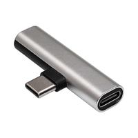 AKYGA Hoofdtelefoonadapter AK-AD-71 USB type C naar USB type C/Jack 3,5 mm voor Android, DAC converter chip Hi-Fi Audio - thumbnail