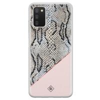 Samsung Galaxy A03s siliconen hoesje - Snake print - thumbnail