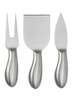 HEMA Kaasmessen - 12 X 18 - RVS - 3 Stuks (zilvergrijs)