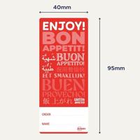 Etiket avery sluitzegel rood 40x95mm 250st - thumbnail