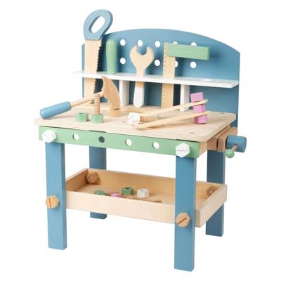 Small Foot - houten werkbank compact nordic, 22dlg. Small Foot - houten werkbank compact nordic, 22dlg.