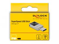 Delock 54085 USB-stick 128 GB Zilver 54085 USB-C - thumbnail