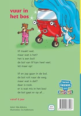 Uitgeverij Kluitman De bol van lif, vuur in het bos - avi-start