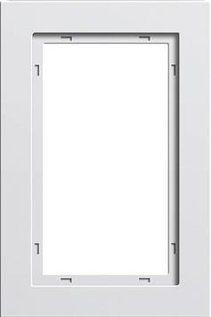 Gira afdekraam wit glanzend E2 1,5VD 100129