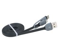 Akasa AK-CBUB35-10BK 1m USB A USB-kabel - thumbnail
